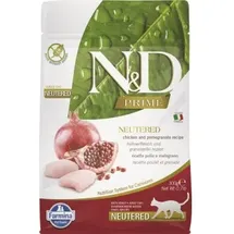 Farmina N&D Prime Adult Cat Neutered Chicken&Pomegranate 300g Huhn mit Granatapfelfrüchten für kastrierte Katzen