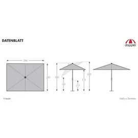 Doppler Active Auto Tilt 300 x 200 cm greige