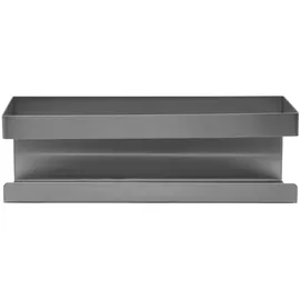 Schöner Wohnen Wandablage Meleto Gun-Metal Grey aus Edelstahl
