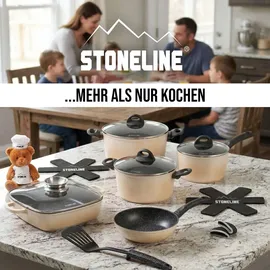 STONELINE Kochgeschirr-Set 15-tlg. 18 cm rund + 20 cm rund + 24 cm rund