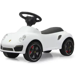 Rutscherauto JAMARA "Porsche 911, weiß", weiß, Rutschautos, KinderB:29,4cm H:34,9cm T:65,8cm, mit Flüsterreifen; offiziell lizenziert, B:29,4cm H:34,9cm T:65,8cm
