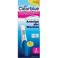 Clearblue Schwangerschaftstest Frühtest digital mit Wochenbestimmung, 2 Stk., 2-tlg.