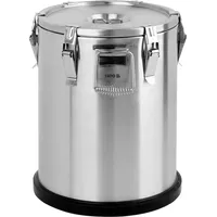 Thermobehälter, Speisewärmer für Essen, Edelstahl 25L