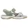 Rieker Riemchensandale Damen Mint/Creme/Hellblau/Mehrfarbig 41