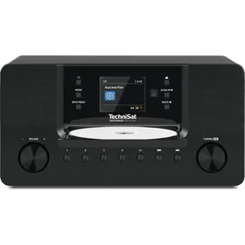 TechniSat DIGITRADIO 570 CD IR – Stereo DAB+ Internetradio (CD-Player, WLAN, UKW, Bluetooth-Audiostreaming, Spotify, USB, Wecker, Wifi Streaming, AUXin, Equalizer, Fernbedienung, 2 x 5 Watt) schwarz