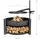 Cook King Feuerschale Montana X Ø 110 cm Schwarz