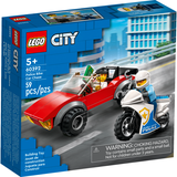 LEGO City Verfolgungsjagd mit dem Polizeimotorrad 60392