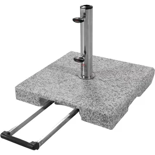 Doppler Schirmständer Granit 45 x 45 cm Grau