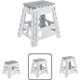 ARREGUI Kleiner Klapphocker 39 x 39 x 39 cm Weiß