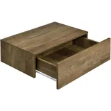 [en.casa] Nachtschrank Oslo 46 x 30 x 15 cm Mehrfarbig