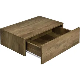 [en.casa] Nachtschrank Oslo 46 x 30 x 15 cm Mehrfarbig