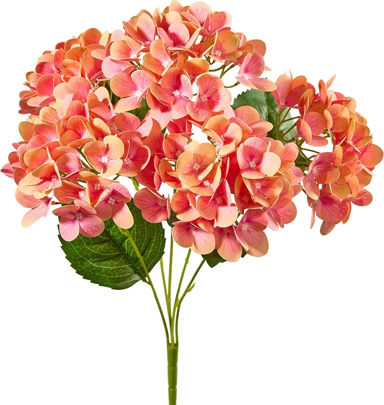 Hortensien Pick x3 D28L48cm orange