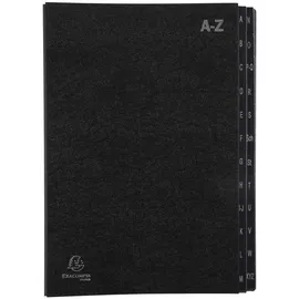 Exacompta Pultordner 57024E A4 A-Z schwarz