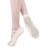 tanzmuster Ballettschuhe Dani mit ganzer Ledersohle Tanzschuh Ballettschläppchen für Mädchen beige 42