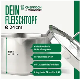 Fackelmann Chefkoch Fleischtopf