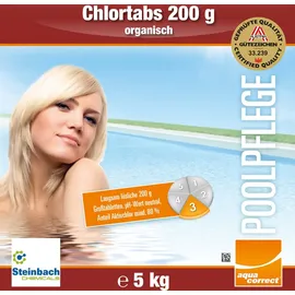 Steinbach Chlortabs 5 kg 25 x 200 g