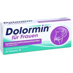 Dolormin für Frauen bei Menstruationsbeschwerden mit Naproxen
