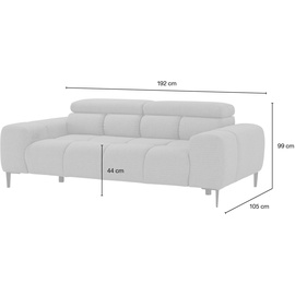 Switch Sofa 3-sitzig aus Flachgewebe Plaza ¦ ¦ Maße (cm): B: H: 99 T: 105