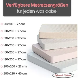 COFI Wasserdichter Matratzenschoner 120 x 200 cm Weiß