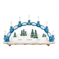 Hubrig Volkskunst GmbH Schwibbogen Lichterbogen 75 cm mehrfarbig handbemalt