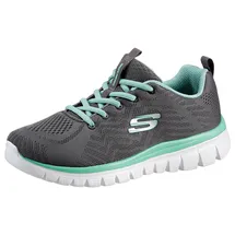 SKECHERS Graceful - Get Connected Wide Fit Charcoal / Green 38