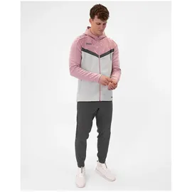Jako Iconic Trainingsjacke mit Kapuze 851 soft grey/dusky pink/anthra light XXL