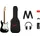 Squier Fender Affinity Stratocaster Guitar Pack (E-Gitarren Set, Ahorn, Pappelholz), Gitarre, Schwarz