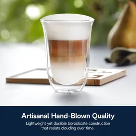 De'Longhi Latte Macchiato Glas 0,22 l 2 St.
