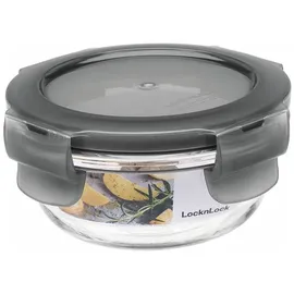 Lock & Lock LocknLock Oven Glass LLG812G Frischhaltedose 130ml - Borosilikatglas (1er Pack) - Grau/Transparent
