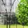 Outsunny Gartenzaun Zaun-Set 300 x 70 cm Schwarz/Stahl