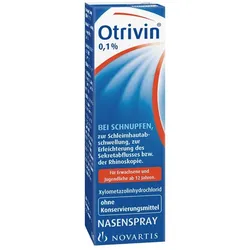 Otrivin® 0,1%-Nasenspray ohne Konservierungsmittel