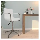 vidaXL Bürostuhl Kunstleder Weiß