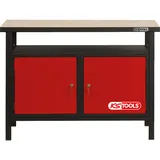 KS Tools Profi-Werkbank mit 2 Türen, H840xB1200xT600mm