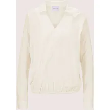 Madeleine Bluse im Wickel-Look Weiß 42