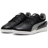 Puma King Match IT Jr Soccer Shoe, Black White-Cool Dark Gray, 35.5 EU