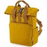 BagBase BG118S | Recycled Mini Twin Handle Roll-Top Backpack - Farbe: Mustard - Größe: 23 x 32 x 11 cm - Gelb