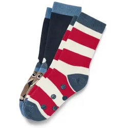 Tchibo - 2 Paar Kleinkinder-Antirutsch-Socken - Herren - Gr. 27-30 - dunkelblau