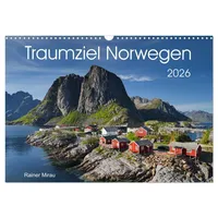 Calvendo Traumziel Norwegen 2026 (Wandkalender 2026 DIN A3 quer),