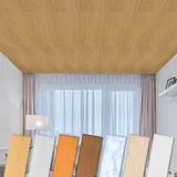 HEXIM Deckenpaneele aus XPS 100x16,7cm - Moderne Deckenverkleidung aus Styropor Kunststoff (2 Quadratmeter P-05) Wandpaneele feuchtraumgeeignet