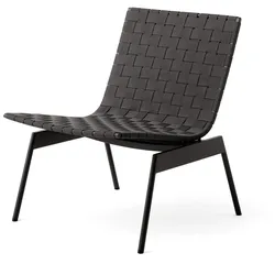 &Tradition - Ville AV44 Outdoor Lounge Chair, warm black
