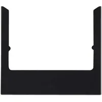Berker Rahmen eckig sw Glas 13196616