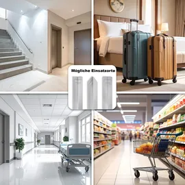 MS Beschläge Edelstahl Wandkantenschutz 1000mm - Eckschutzwinkel Eckschutzprofil EG - 20x20mm