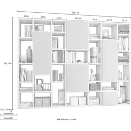 fif Möbel »TORO 520-4«, Breite 295 cm