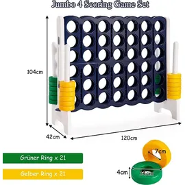 Costway Vier-Gewinnt Spiel 120 x 42 x 104cm