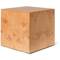 ferm LIVING - Burl Cube Beistelltisch Natural