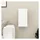 vidaXL TV-Schrank Lowboard 30,5x30x60 cm Weiß Holzwerkstoff