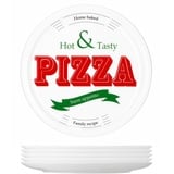 6er Pizzateller Hot & Tasty 28cm