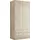 Priess Wäscheschrank Barcelona 94 x 193 x 54 cm Beige/Braun