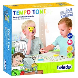 beleduc Spiel, Tempo Toni, Kinderspiel Lernspiel Gesellschaftsspiel Familienspiel bunt