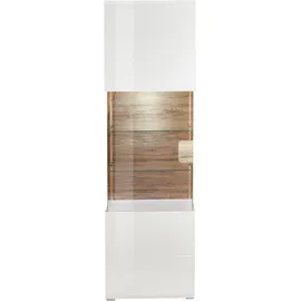 OTTO home Standvitrine Toledo 60,5 x 37 x 204 cm Weiß